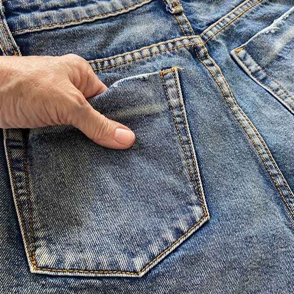 Signature 8 Denim Shorts Daisy Dukes, Jorts, Beach, Summer, Vacation - Picture 10 of 13